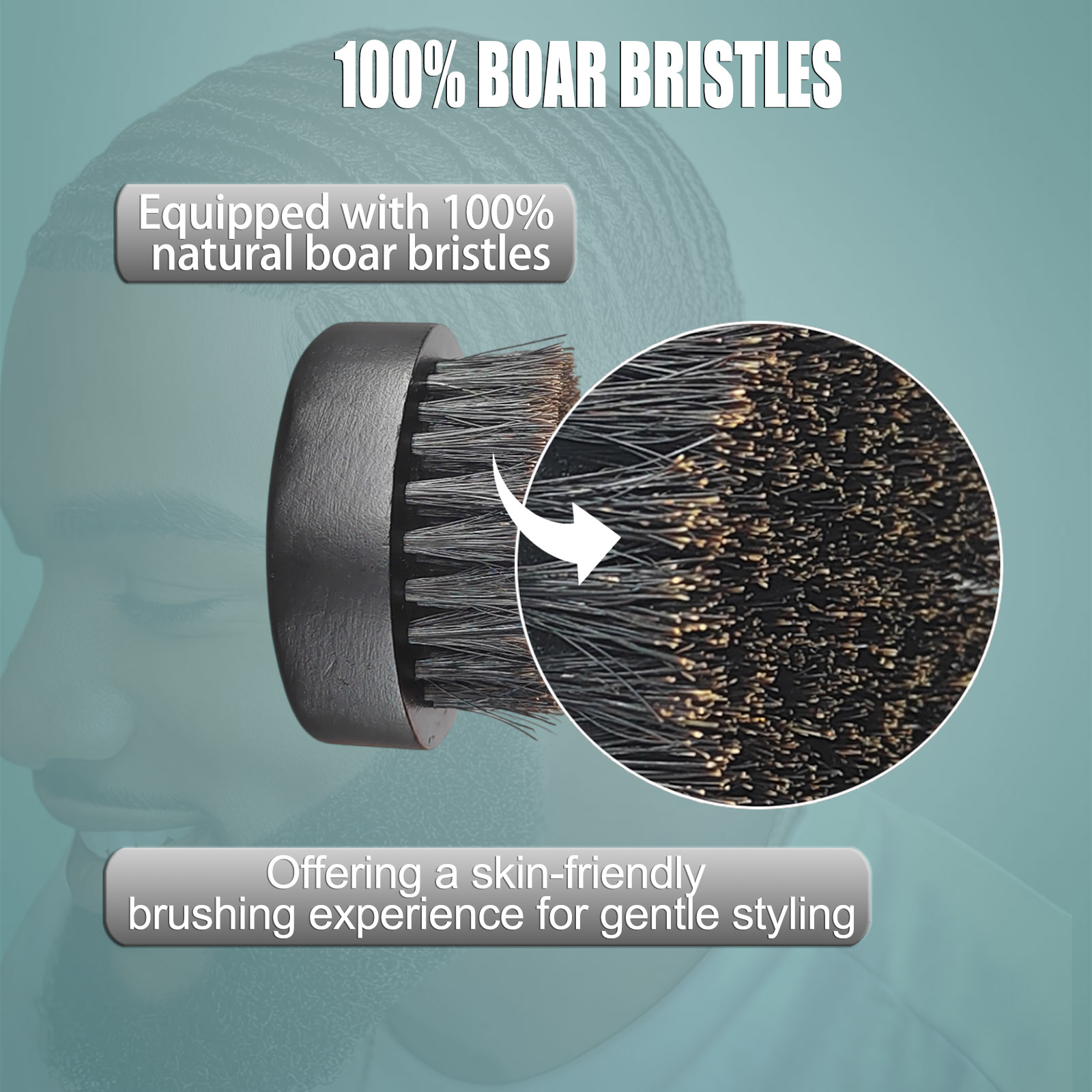 Круглая щетка для бороды для м – обзор и цена Men'S Grooming Brush