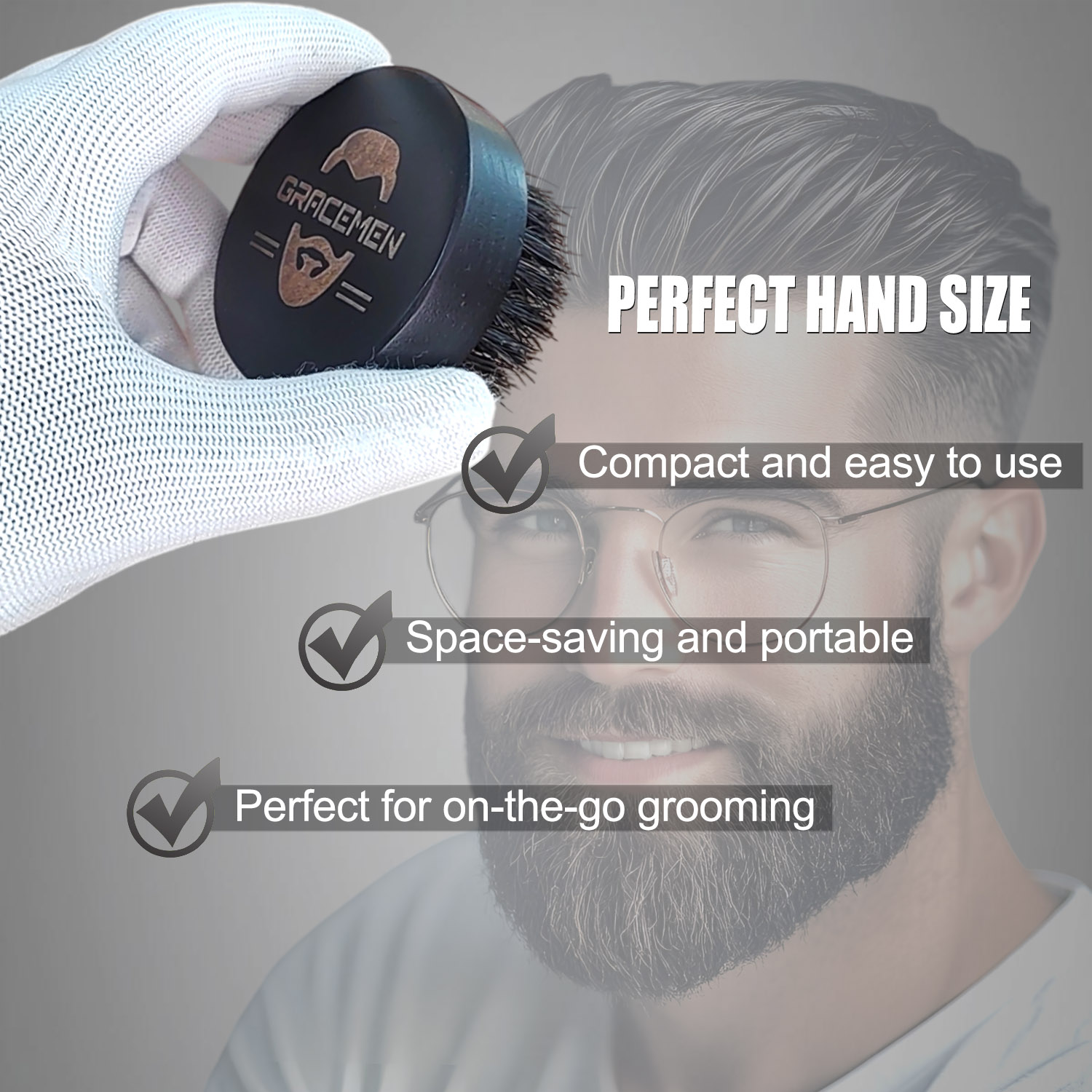 Круглая щетка для бороды для м – обзор и цена Men'S Grooming Brush