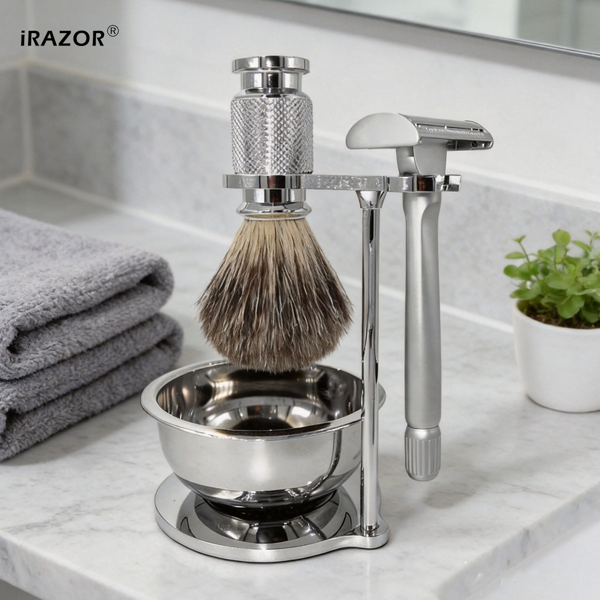 Набор безопасной бритвы iRAZOR – обзор и цена Men'S Grooming Razor Kit