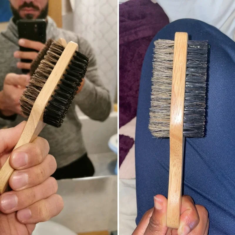 Щетка для бороды с натуральной – обзор и цена Men'S Grooming Brush